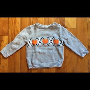 Baby Boys Gymboree Holiday Pumpkin Sweater
